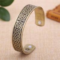 Yggdrasil, the Tree of Life with Norse Knots, Bracelet in 316L Stainless Steel