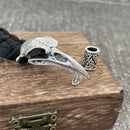Odin's Raven Skull Paracord Bracelet