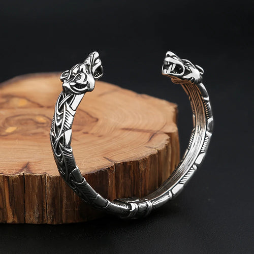 Wolves of Odin Geri and Freki Armring