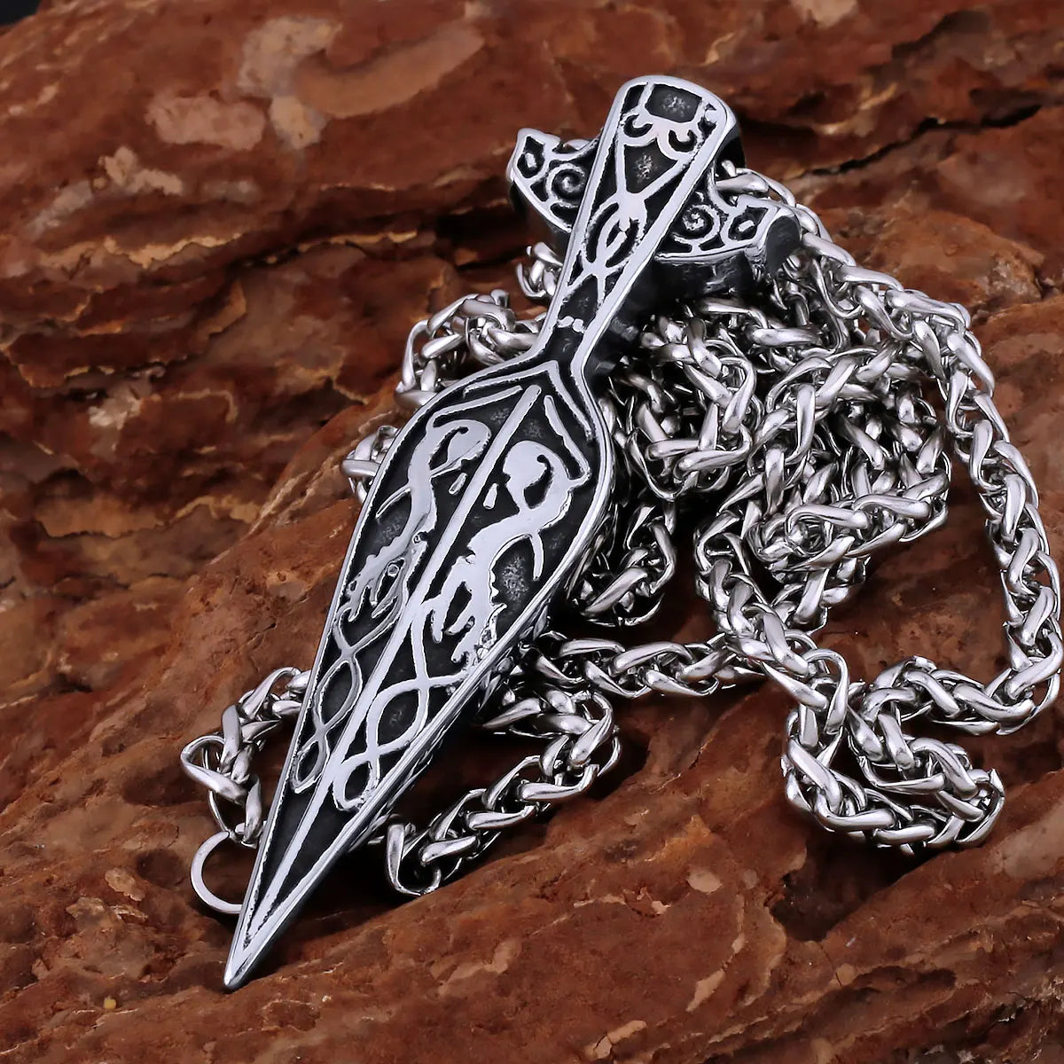 Gungnir - Odin's Spear  Stainless Steel Necklace