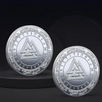 Valknut Viking Coins in Steel