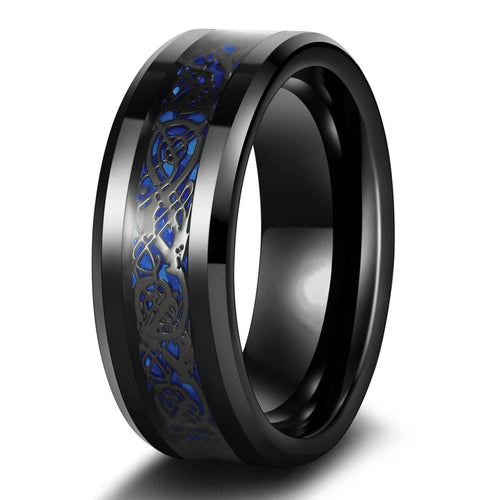 Jormungandr Tungsten Carbide Ring