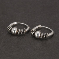 Oseberg Knot 925 Sterling Silver Earrings