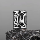 Stainless Steel Runes Beard Rings
