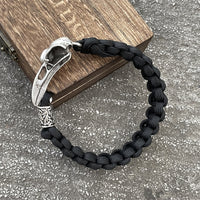 Odin's Raven Skull Paracord Bracelet