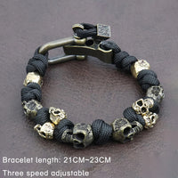 Bracelet Crâne ParaCord Warrior Trophies