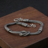 Knots of Wyrd 925 Silver Bracelet