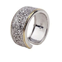 Freyja's Garden 925 Sterling Silver Adjustable Ring