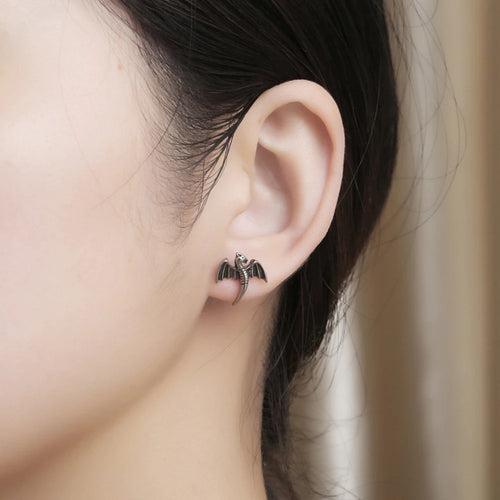 Winged Dragon Fafnir Surgical Steel Earrings