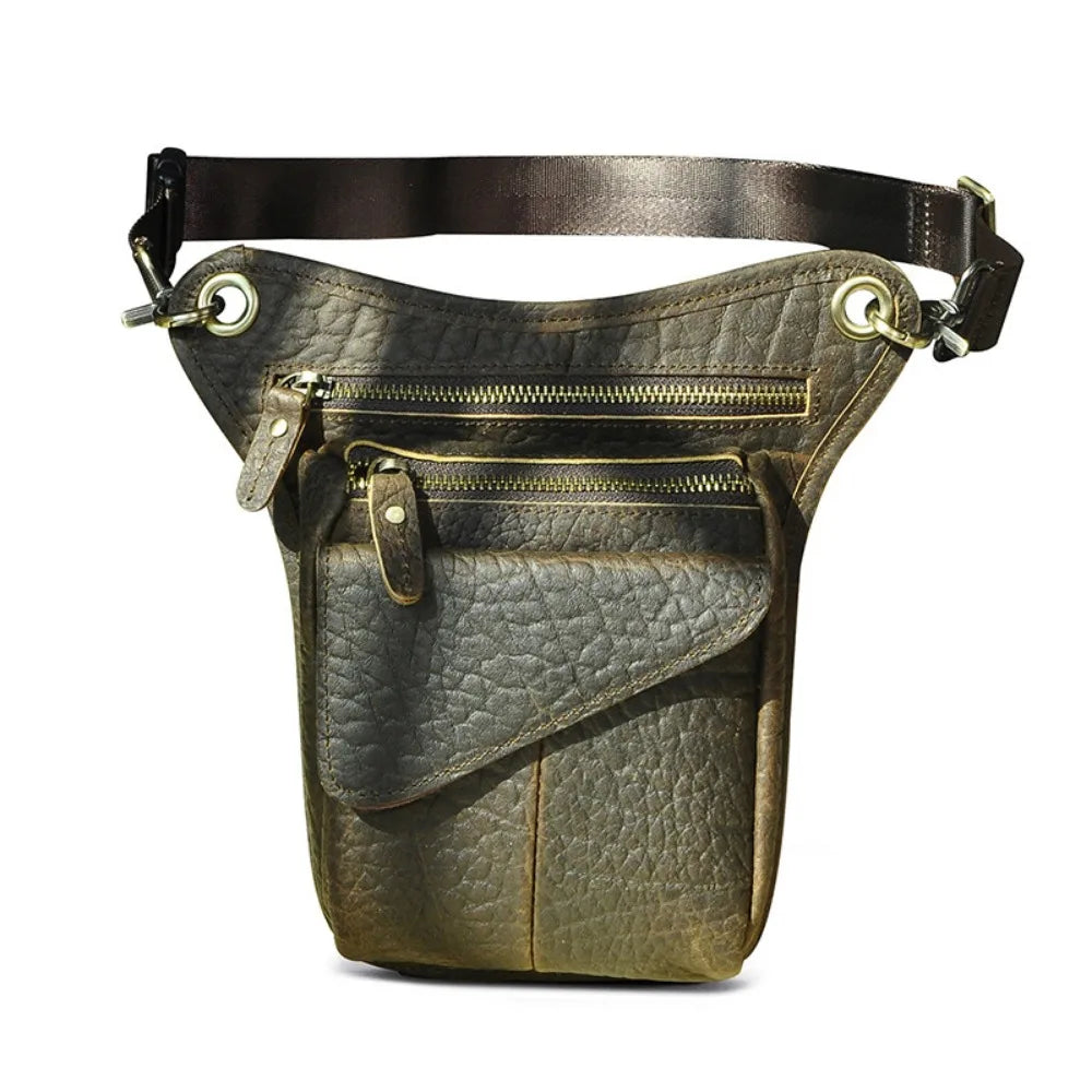 Viking Loot Leather Leg Bag