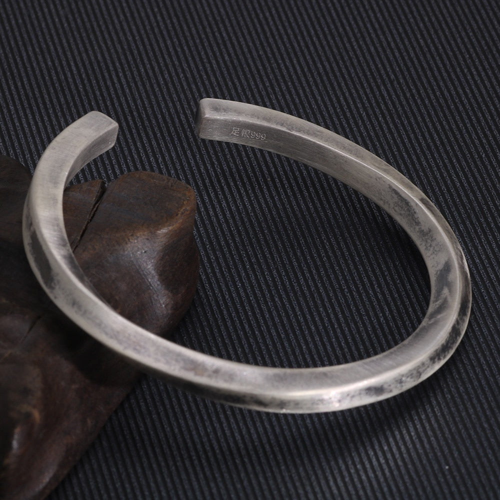 Viking Arm Ring of Duty in solid 999 Sterling Silver
