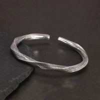Raven Feather 925 Sterling Silver Arm Ring