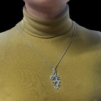 The Sea Serpent Jormungandr 925 Silver Necklace