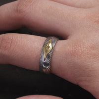 Draupnir 925 Sterling Silver Adjustable Ring