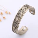 Yggdrasil, the Tree of Life with Norse Knots, Bracelet in 316L Stainless Steel