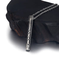 Old Norse Calendar Stainless Steel Pendant