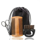 Viking Boar Bristle Brush and Wooden Comb