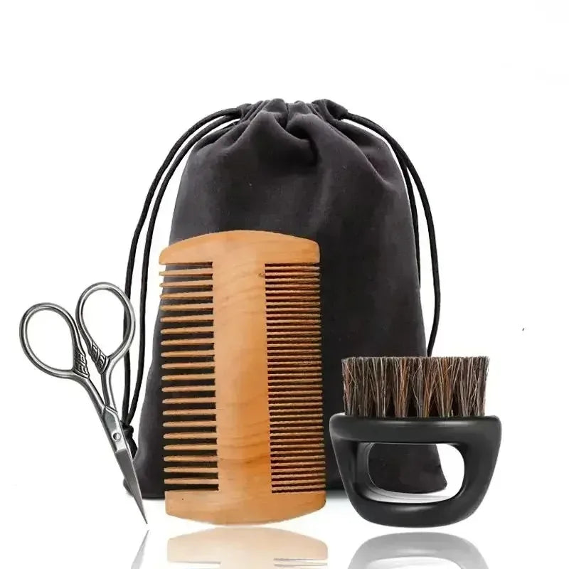 Viking Boar Bristle Brush and Wooden Comb