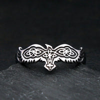 Raven of Odin Stainless Steel Ring