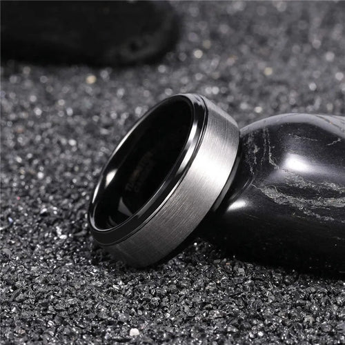 Waves of Njord Tungsten Carbide Ring