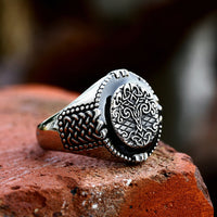 Worldtree Yggdrasil The Tree of Life Stainless Steel Ring
