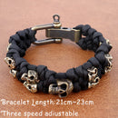 Warrior Trophies ParaCord Skull Bracelet