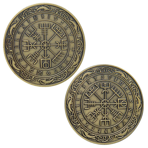 Valknut Viking Coins in Steel