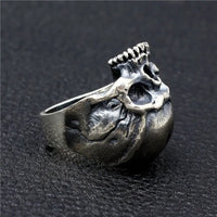 Bound to Hel  925 Sterling Silver Skull Ring