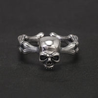 Fearsome Draugr 925 Sterling Silver Resizable Ring