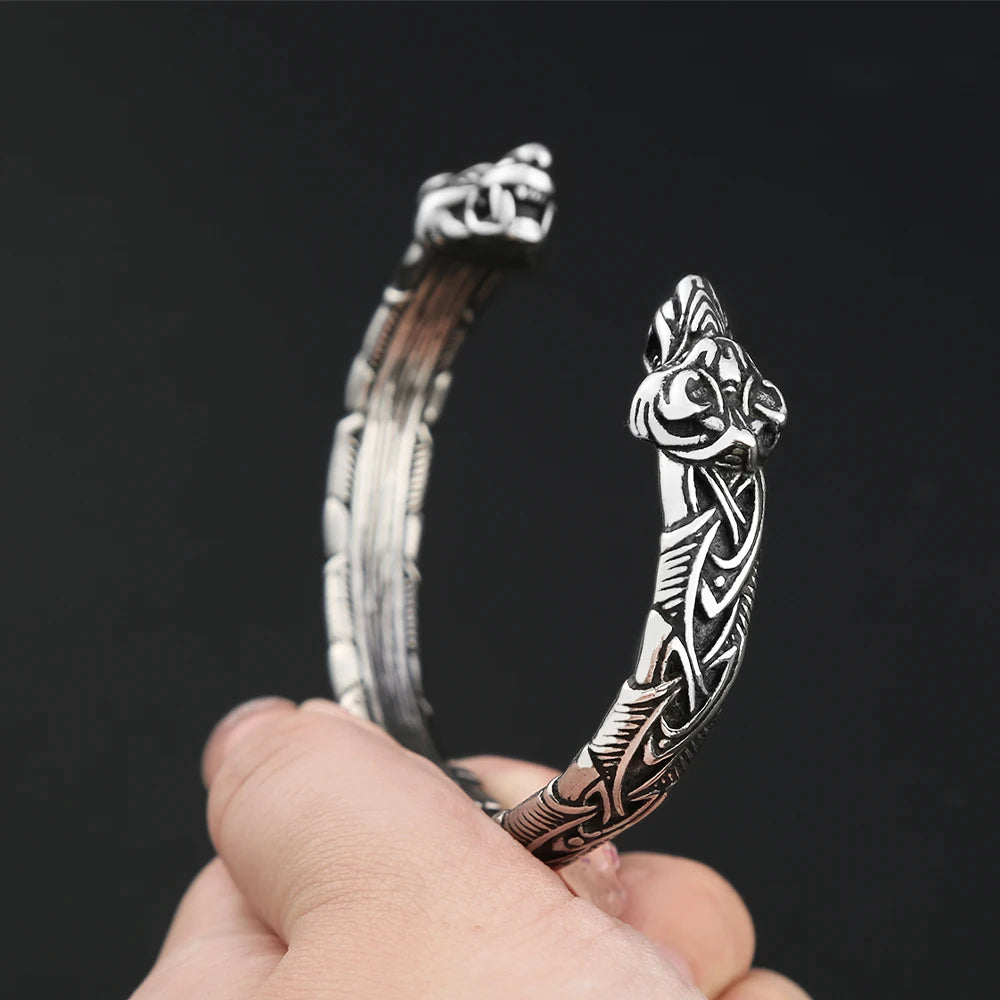 Wolves of Odin Geri and Freki Armring