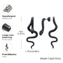 Jormungandr the Midgard Serpent Steel Earrings