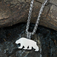 Berserker Bear Steel Necklace