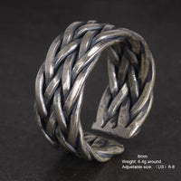 Wide Gleipnir - Handmade 925 Sterling Silver Ring