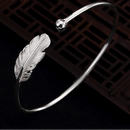 Feathers of Freyja’s Falcon 990 Silver Bracelet