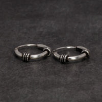 Oseberg Knot 925 Sterling Silver Earrings