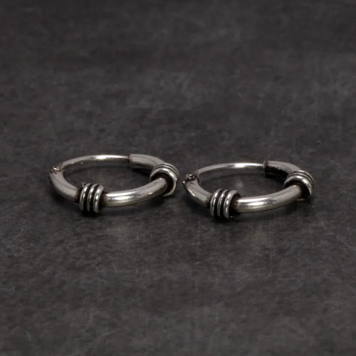 Oseberg Knot 925 Sterling Silver Earrings