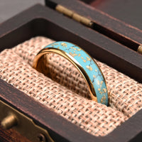 Valhalla Sky Turquoise and Tungsten Carbide Ring