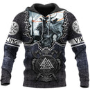 Ravens and Wolves of Odin 3D Printed Hoodie