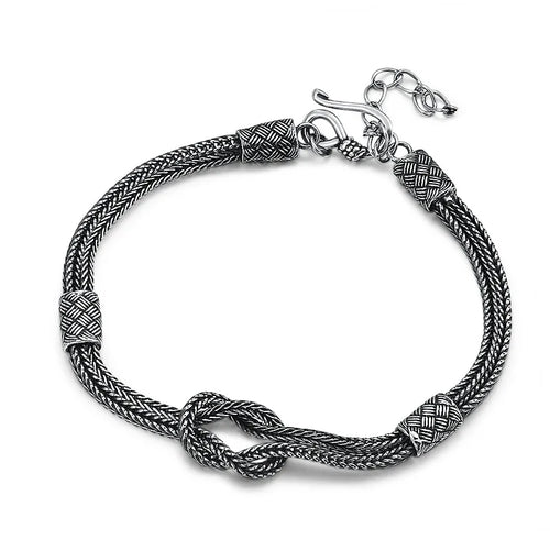 Knots of Wyrd 925 Silver Bracelet