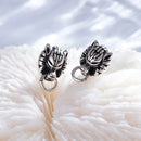 Fenrir Wolf Stainless Steel Earrings