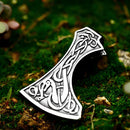 Viking Axe Head Stainless Steel Necklace