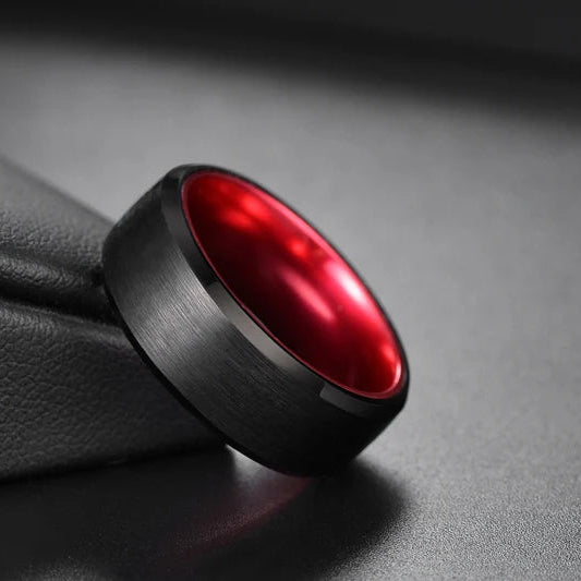 Blood of Heroes Tungsten Carbide Ring