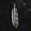 Norse Hawk Feather 925 Sterling Silver Pendant