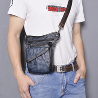 Viking Loot Leather Leg Bag