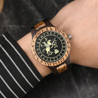 Viking Vintage Wooden Watch