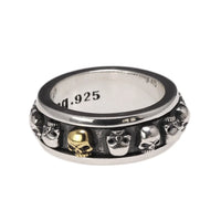 The Ring of Skulls 925 Sterling Silver
