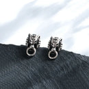 Fenrir Wolf Stainless Steel Earrings