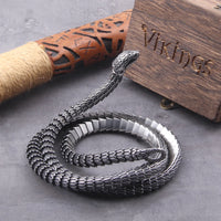 The Midgard Serpent Jormungandr Stainless Steel Necklace