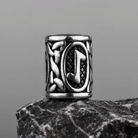 Stainless Steel Runes Beard Rings