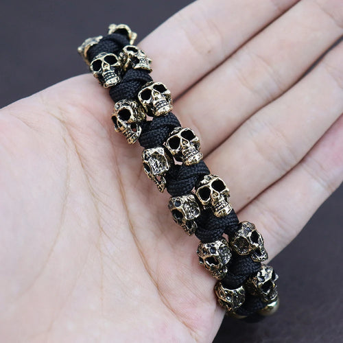 Warrior Trophies ParaCord Skull Bracelet